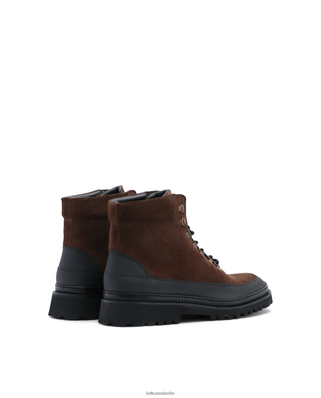 Lottusse Männer Covent-Schnürstiefel aus Kalbsleder 22LP0176 braun Schuhwerk