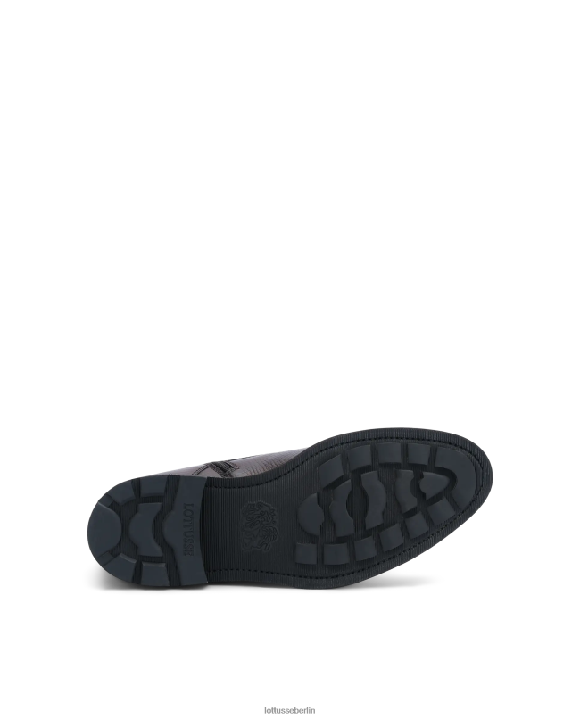 Lottusse Männer Hochwertige, weiche Stiefeletten aus Kalbsleder 22LP0129 Mokka Schuhwerk
