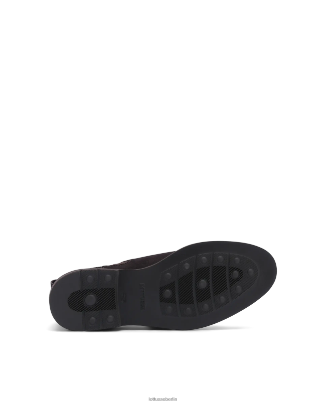 Lottusse Männer Stiefeletten aus Baltimore-Kalbswildleder 22LP0156 Mokka Schuhwerk