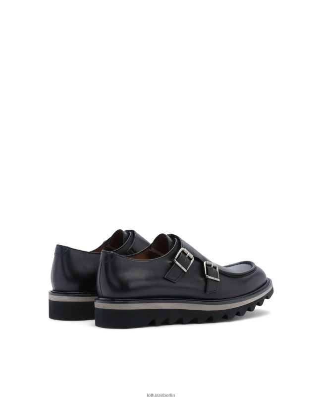 Lottusse Männer Stiefeletten aus Baltimore-Kalbswildleder 22LP0157 Marine Schuhwerk