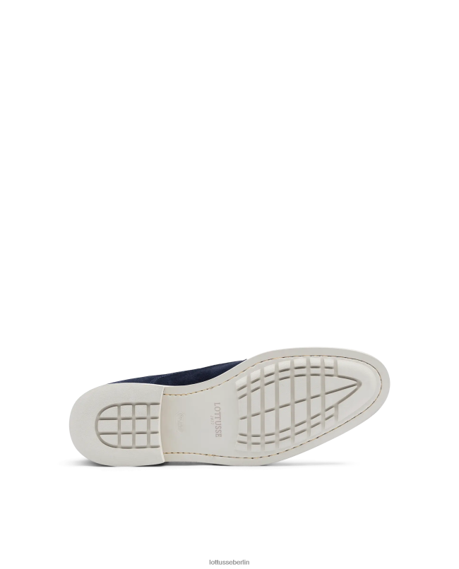 Lottusse Männer Venezia-Stiefeletten aus Kalbsleder 22LP090 Marineblau Schuhwerk