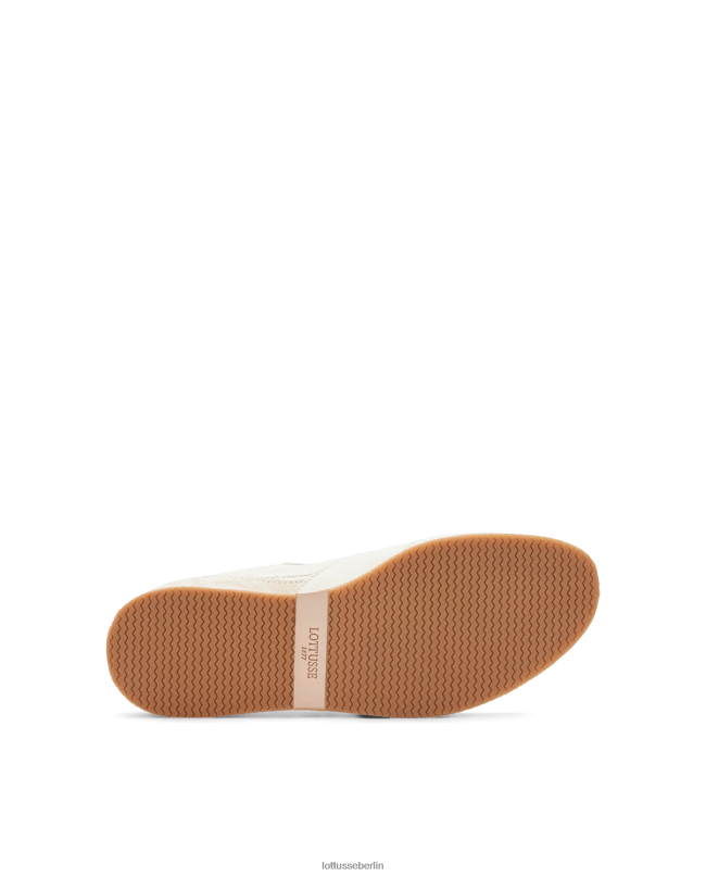 Lottusse Männer Mancor-Sneaker aus weichem Kalbsleder 22LP0114 cremefarben Schuhwerk