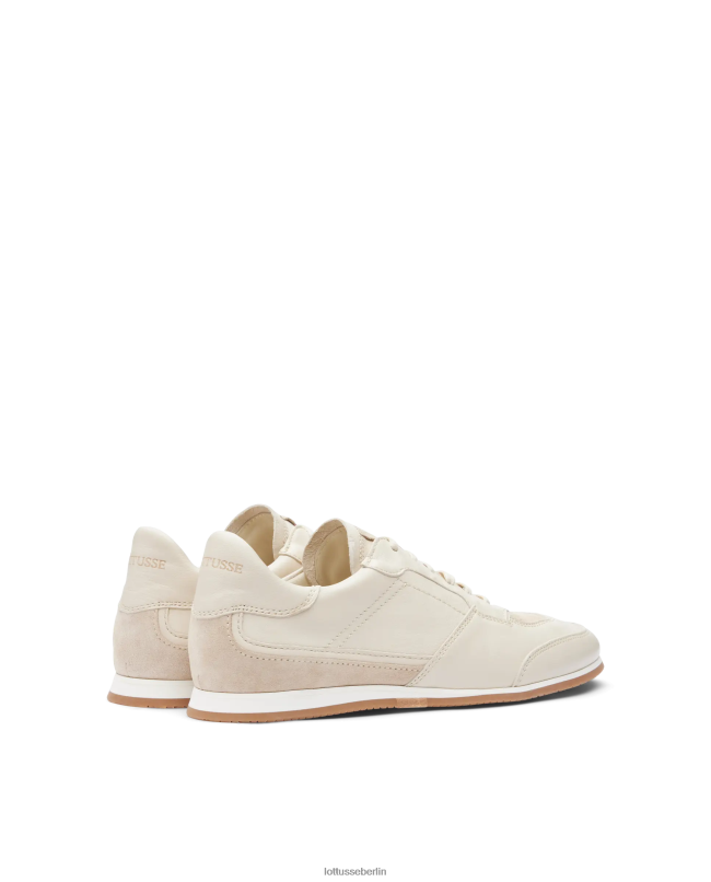 Lottusse Männer Mancor-Sneaker aus weichem Kalbsleder 22LP0114 cremefarben Schuhwerk