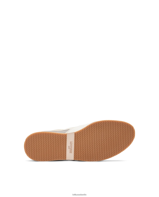 Lottusse Männer Mancor-Sneaker aus weichem Kalbsleder 22LP0115 Taupe Schuhwerk