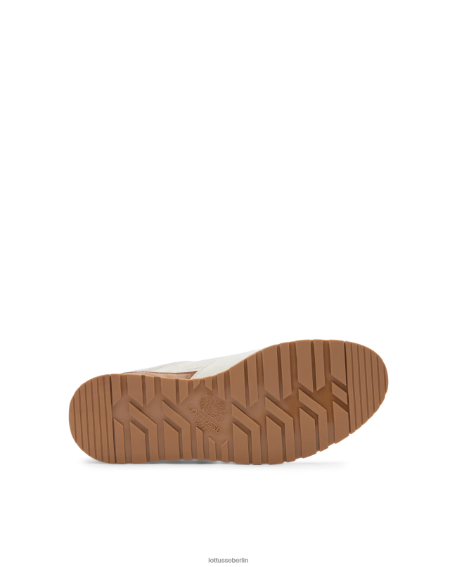 Lottusse Männer Mancor-Sneaker aus weichem Kalbsleder 22LP0194 cremefarben Schuhwerk