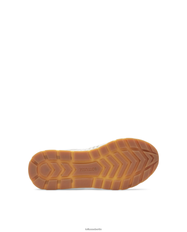 Lottusse Männer Osaka-Sneaker aus weichem Kalbsleder 22LP0124 cremefarben Schuhwerk