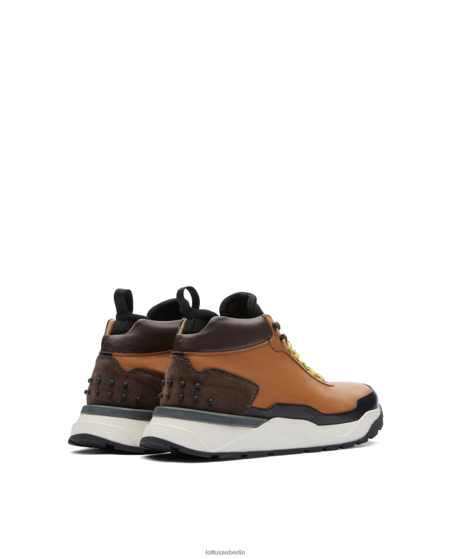 Lottusse Männer Osaka-Sneaker aus weichem Kalbsleder 22LP0197 braun Schuhwerk