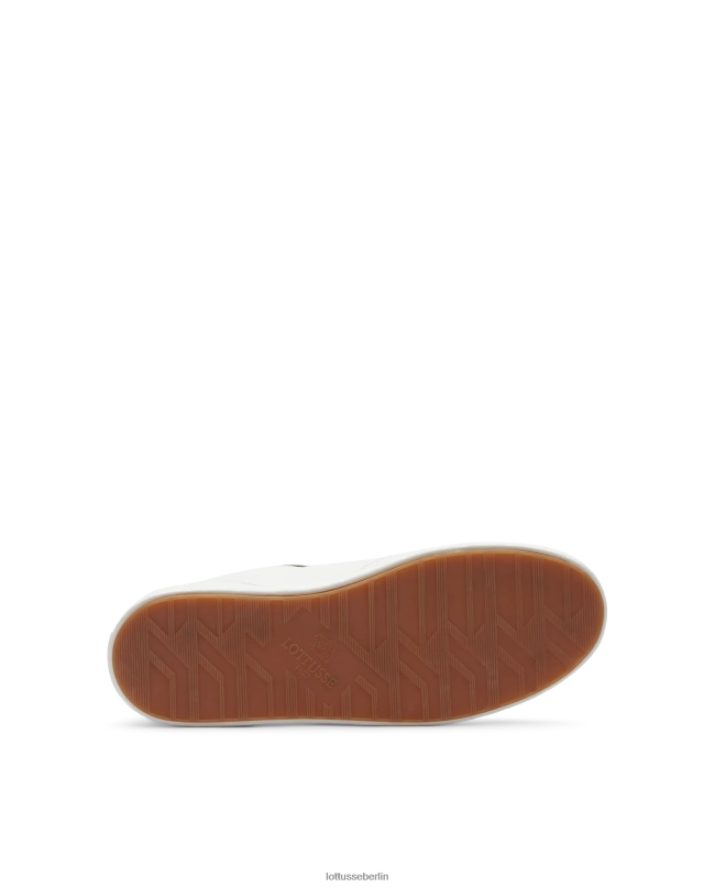 Lottusse Männer Torino-Turnschuhe aus glattem Kalbsleder 22LP0192 cremefarben Schuhwerk