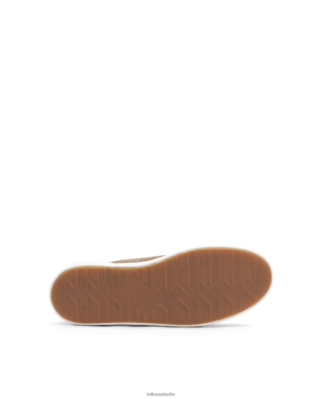 Lottusse Männer Torino-Wildleder-Kalbssneaker 22LP0107 Taupe Schuhwerk