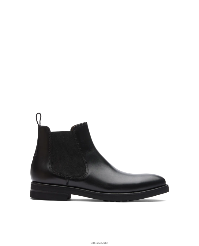 Lottusse Männer Holborn Wadenstiefel abbürsten 22LP017 Schwarz Schuhwerk