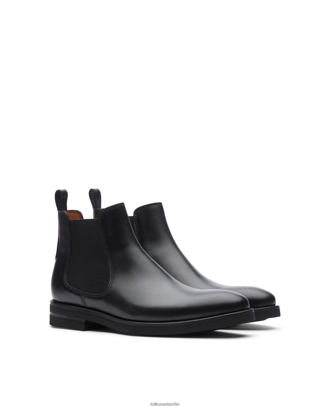 Lottusse Männer Holborn Wadenstiefel abbürsten 22LP017 Schwarz Schuhwerk
