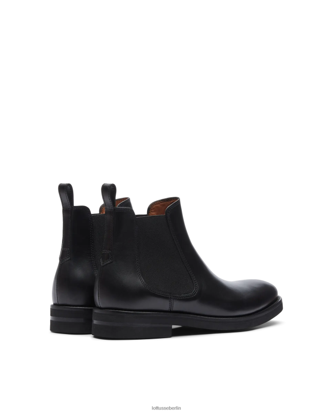 Lottusse Männer Holborn Wadenstiefel abbürsten 22LP017 Schwarz Schuhwerk