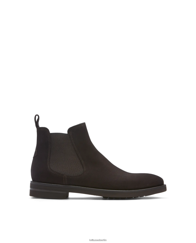 Lottusse Männer Holborn Wildleder-Kalbsstiefel 22LP018 Mokka Schuhwerk