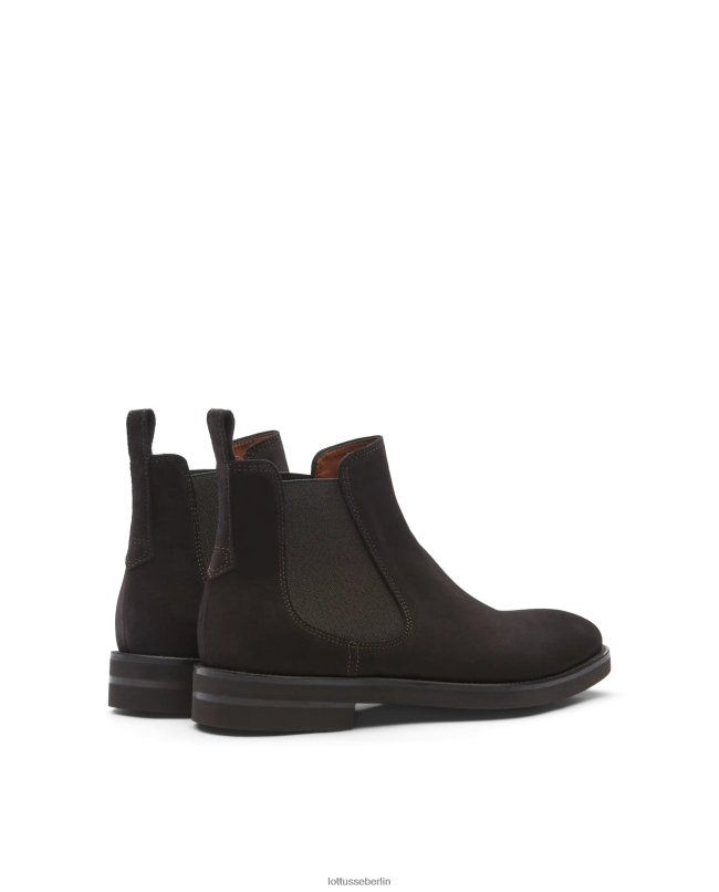 Lottusse Männer Holborn Wildleder-Kalbsstiefel 22LP018 Mokka Schuhwerk