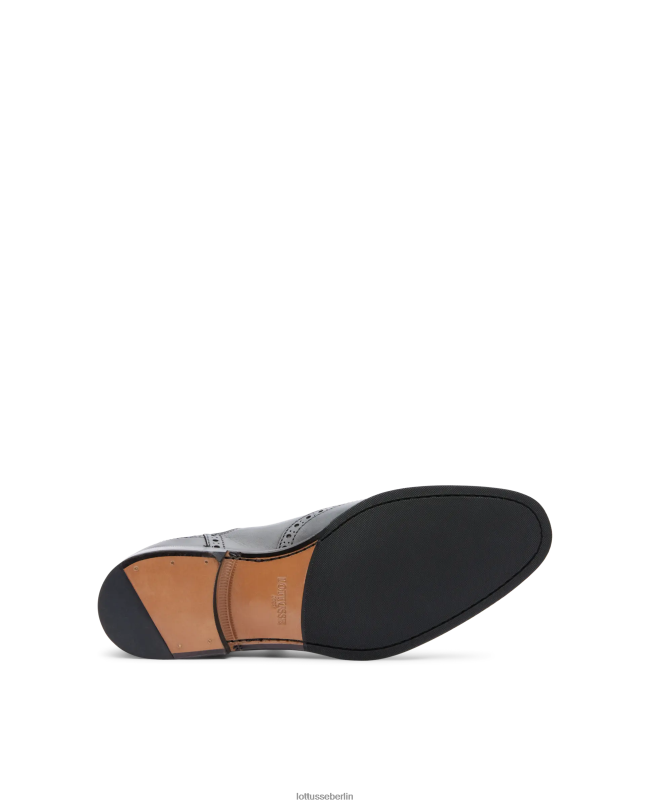 Lottusse Männer Lenox Brush-Off-Kalbsstiefel 22LP0142 Schwarz Schuhwerk