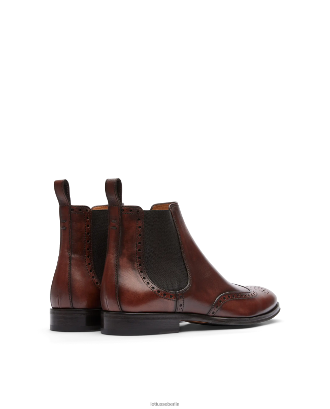 Lottusse Männer Lenox Brush-Off-Kalbsstiefel 22LP0143 braun Schuhwerk