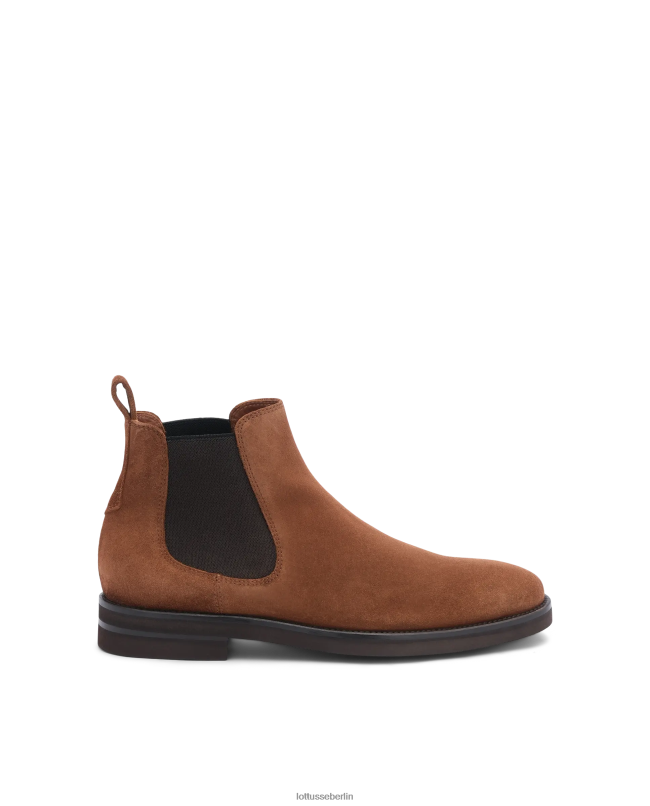 Lottusse Männer Holborn Kalbswildlederstiefel 22LP0147 braun Schuhwerk