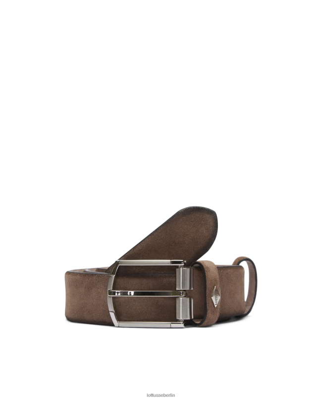 Lottusse Sammlung Cinturon-Wildleder-Kalbsschnalle 22LP0443 grau Zubehör